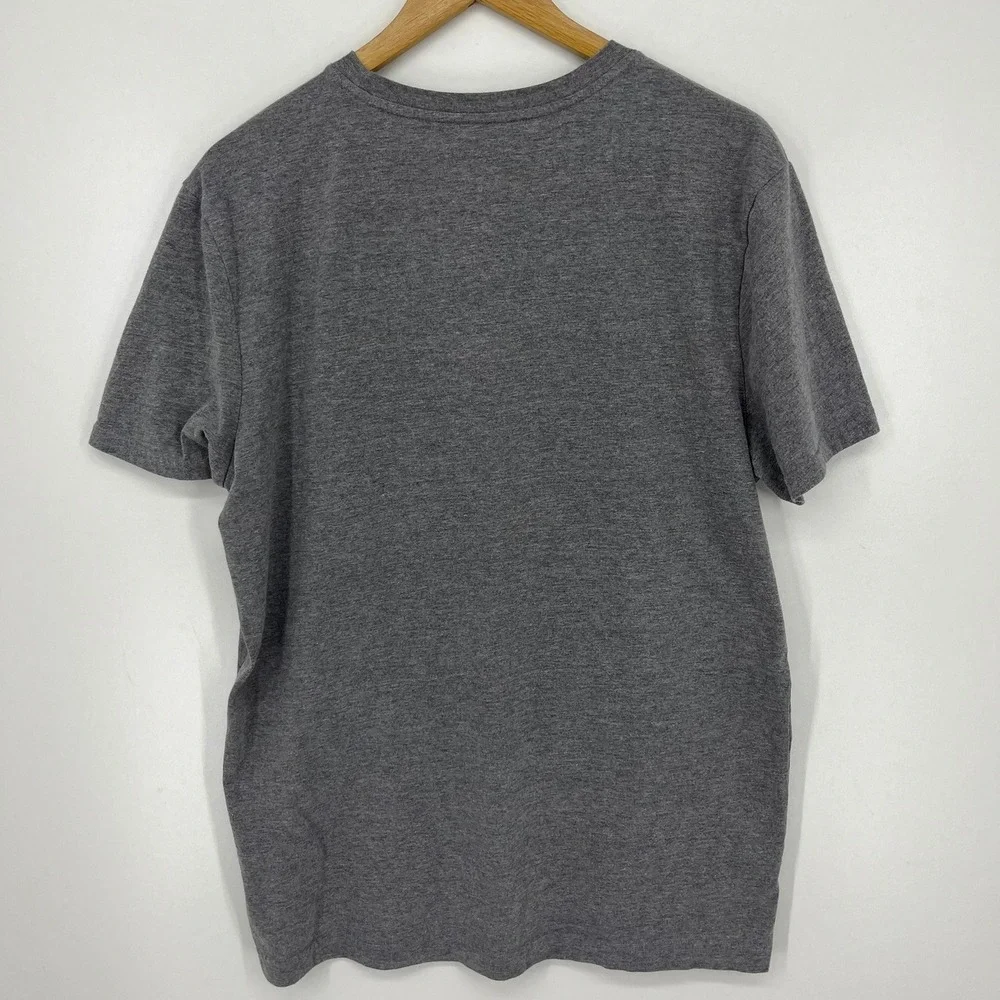 Banana Republic Mens Eco T-Shirt Large Gray Brooklyn Bridge NYC Graphic Logo